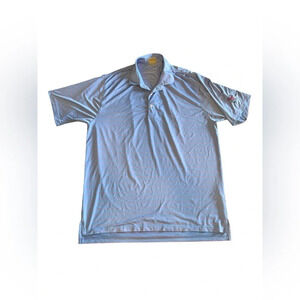 Fennec blue athletic polo